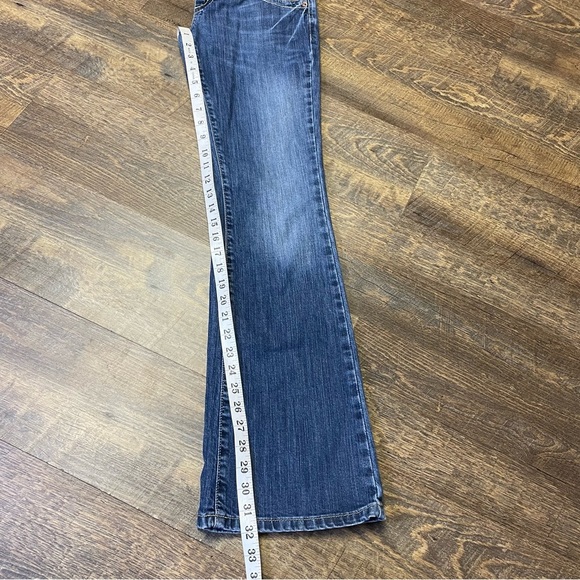 Vintage 90s Y2K American Eagle AE Artist Jeans Womens 4 Low Rise Blue Denim - Picture 8 of 12